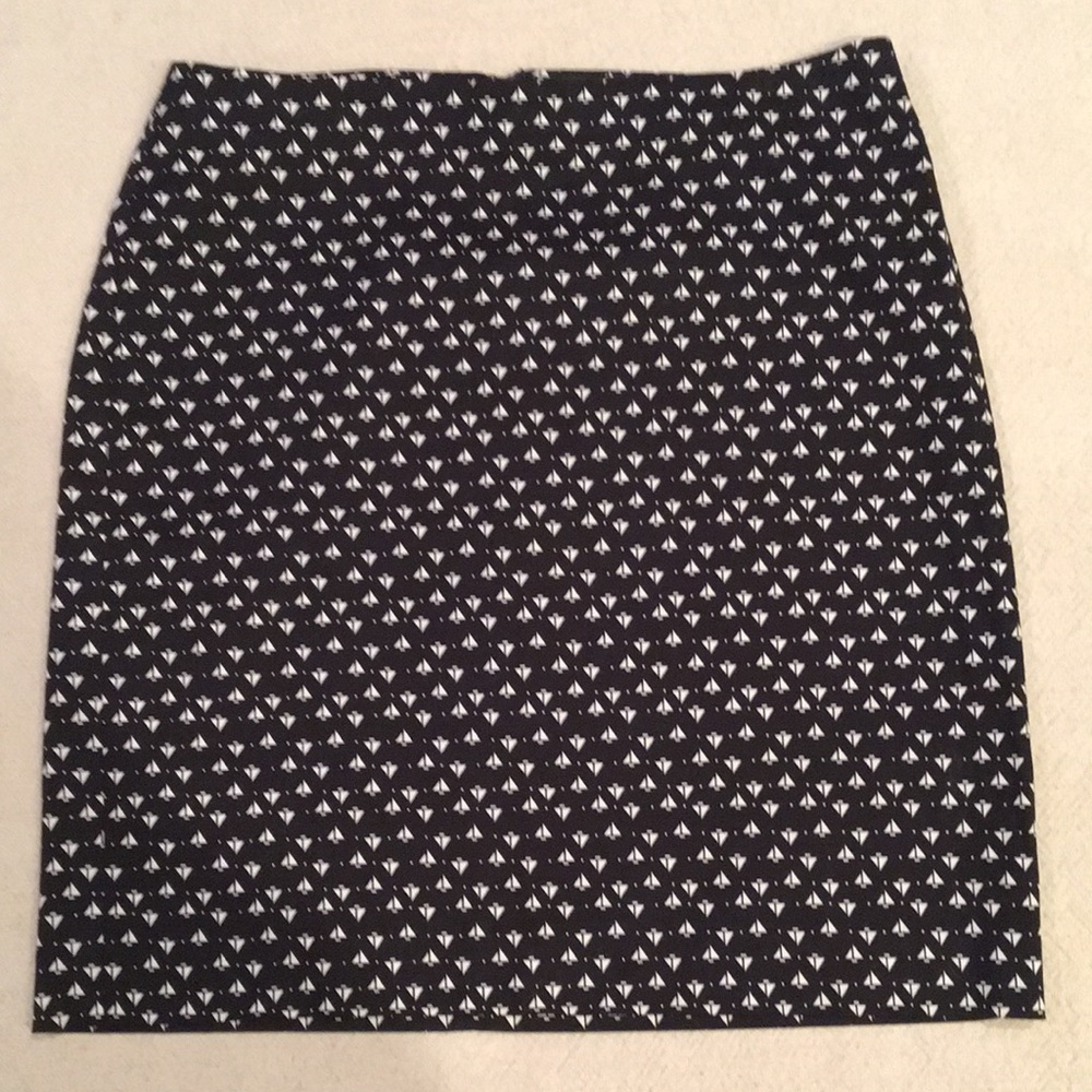 Ann Taylor Cotton Sailboat Print Skirt 2